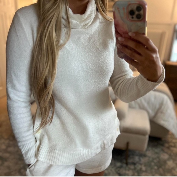 J. Crew Cream Turtleneck Sweater - Picture 5 of 5